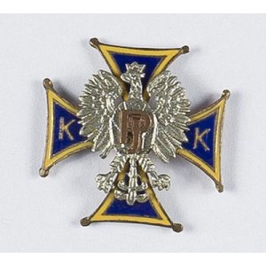 Miniatura odznaki pamiątkowej Korpusu Kadetów no. 1 im. Józefa Piłsudskiego