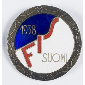 Finlandia. Odznaka sportowa FIS 1938 SUOML