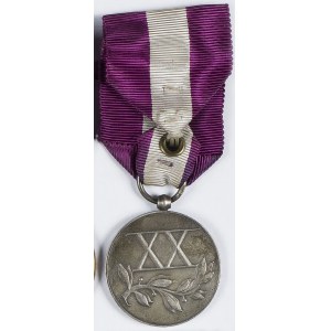 Medal Za długoletnią służbę XX lat (srebrny)