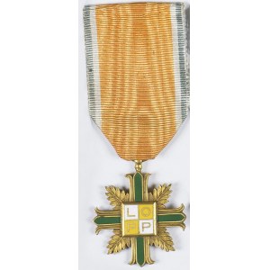 Krzyż złoty nadawany za zasługi dla Ligi Obrony Przeciwlotniczej i Przeciwgazowej