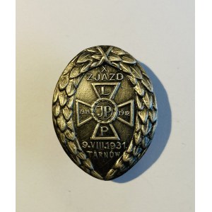 Odznaka pamiątkowa X Zjazd Legionistów 9.VIII. TARNÓW