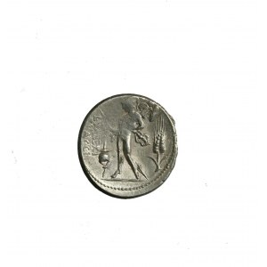 RZYM-REPUBLIKA. L. VALERIUS FLACCUS (108-107 p.n.e.). AR-denar