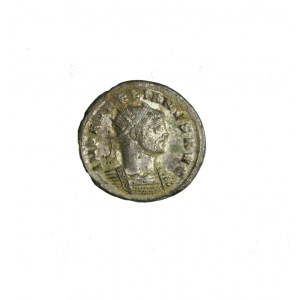 RZYM-AURELIANUS (270-275AD). AE antoninian z oryginalnym srebrzeniem