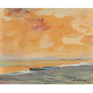 Marian Mokwa (1889 - 1987), Zachód słońca nad Bałtykiem