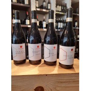 Piemont Gregorio Gitti, Barolo, 0,75L 14,5%, rocznik 2015; Castello di Perno, Nizza, 0,75L 14,5%, rocznik 2017; Castello di Perno, Barbera d'Asti, 0,75L 14%, rocznik 2017; Castello di Perno, Langhe Nebbiolo, 0,75L 14%, rocznik 2017