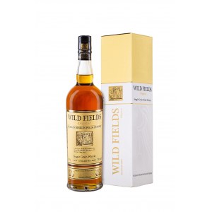 Wild Fields Original Single Grain Polish Whisky, 0,7L 44%; Wild Fields Original Single Malt Polish Whisky, 0,04L 46,5%