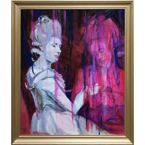 Marek Domaniecki (ur. 1979), Waldegrave Sisters (after Joshua Reynolds), 2017