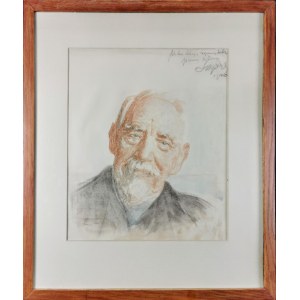 Leon WYCZÓŁKOWSKI (1852-1936), Portret mężczyzny,1920