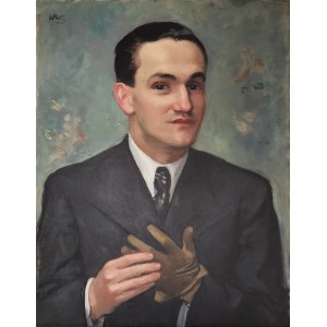 Wojciech WEISS (1875-1950), Portret kolekcjonera - Karola Zolicha, 1942
