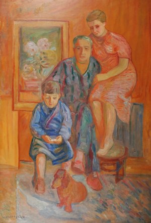 Zbigniew PRONASZKO (1885-1958), Portret rodziny