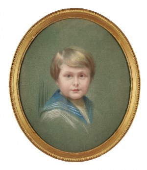 Henryk Krystian WIERCIEŃSKI (1876-1964), Portret chłopca - Grzesia Litow, 1929