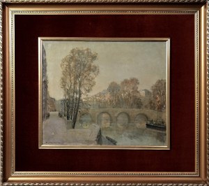Konstanty MACKIEWICZ (1894-1985), Paryż - widok na Pont Neuf