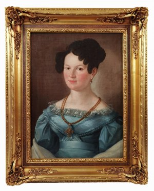 Marcin JABŁOŃSKI (1801-1876), Portret młodej kobiety, 1828