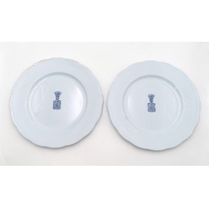 Fabryka Fajansu i Porcelany Utzschneider & Cie, Para półmisków z herbem Gozdawa