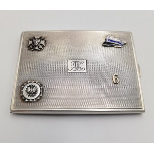 Regimental cigarette case of Andrzej Komornicki of the Nalecz coat of arms