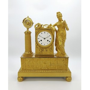 Zegarmistrz Jean Antoine LÉPINE (1720-1814), Zegar kominkowy z czytającą damą - „Triumf Nauki i Oświecenia”