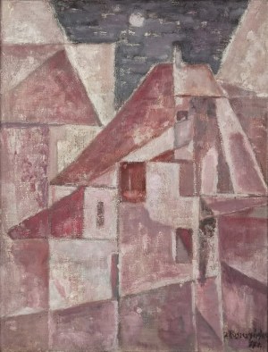 Zofia PUSZCZYŃSKA (1907-1985), Pejzaż miejski, 1977 