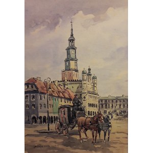 Stefan Pajączkowski, Widok Starego Rynku w Poznaniu – Ratusz i domki Budników