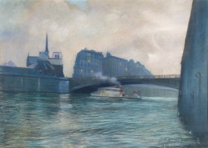 Odo DOBROWOLSKI [1883-1917], Paryż nocą, ok. 1912 r.