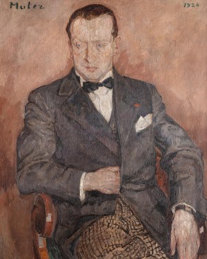 Mela Muter (1876 Warszawa - 1967 Paryż), Portret mężczyzny, 1926 r.