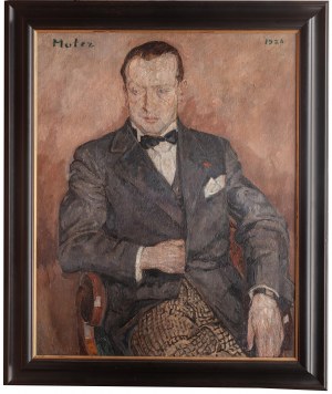 Mela Muter (1876 Warszawa - 1967 Paryż), Portret mężczyzny, 1926 r.