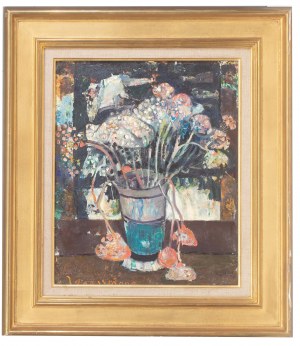 Joseph Pressmane (1904 Beresteczko- 1967 Paryż), Wazon z kwiatami