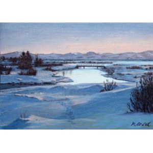 Małgorzata Gidel (ur. 1995 r.), Winter Landscape, 2021 r.