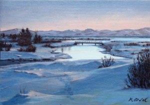 Małgorzata Gidel (ur. 1995 r.), Winter Landscape, 2021 r.