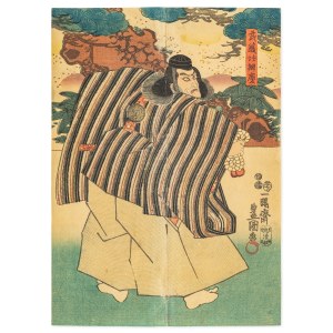 Utagawa Kunisada (1786-1865), Aktor teatru kabuki, 1852