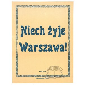 NIECH żyje Warszawa!