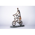 Paweł Erazmus, Radfahrer (Bronze, Höhe 32 cm)