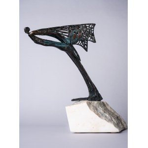 Pawel Witkowski, Winged (Bronze, H 37 cm, Unique)