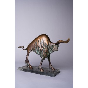 Paul Erazmus, Buffalo (Bronze, height 22 cm)