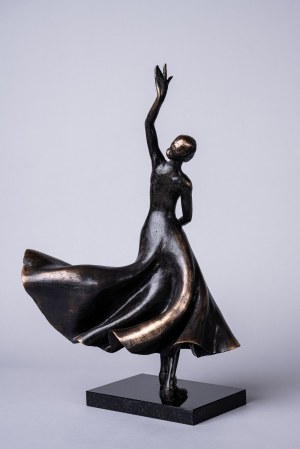Joanna Zakrzewska, Tancerka Flamenco (Brąz, wys. 45 cm, edycja: 4/8)