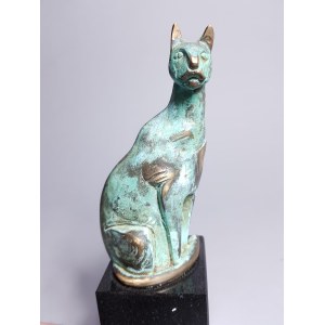 Robert Dyrcz, Cat (Bronze, height 21.5 cm)