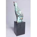 Robert Dyrcz, Katze (Bronze, Höhe 21,5 cm)