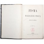 Koźmian S., PISMA WIERSZEM I PROZĄ, 1870