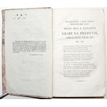 Tasso T., GOFFRED alo JERUZALEM WYZWOLONA, Wilno 1826