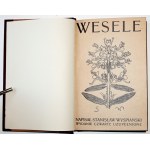 Wyspiański S., WESELE 1908 [okładka broszurowa] [oprawa artystyczna]