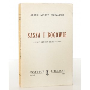 Swinarski A.M., SASZA i BOGOWE [wyd.1] Paryż 1960
