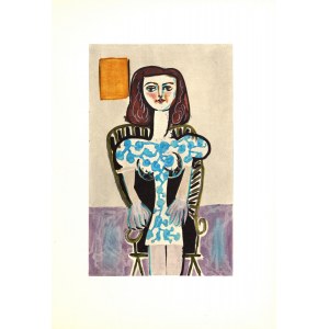 Pablo Picasso (1881-1973), Niebieska sukienka