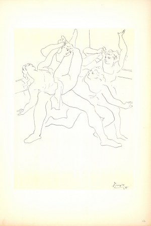 Pablo Picasso (1881-1973), Czterech tancerzy baletu