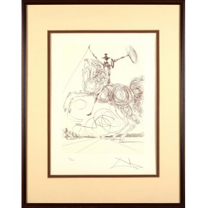 Salvador Dalí (1904-1989), Kompozycja, z cyklu: Don Kichot z La Manchy