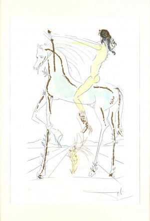 Salvador Dalí (1904-1989), Oblubieniec, z cyklu: Pieśń nad Pieśniami, 1971