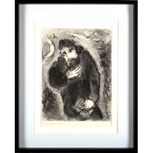 Marc Chagall (1887-1985), Biblijni prorocy Joel i Amos - praca dwustronna