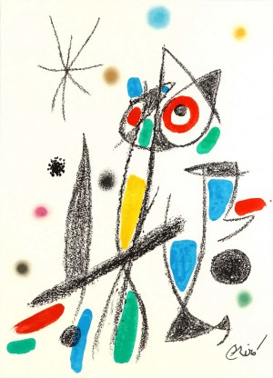 Joan Miró (1893-1983), Kompozycja I, z cyklu: Maravillas con Variaciones