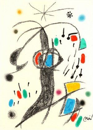 Joan Miró (1893-1983), Kompozycja II, z cyklu: Maravillas con Variaciones