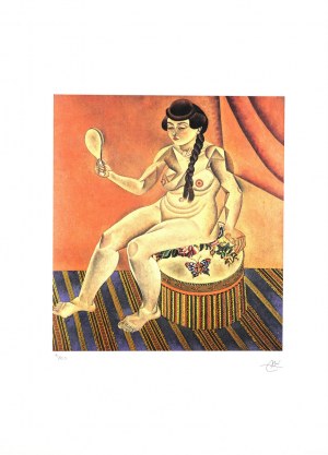 Joan Miró (1893-1983), Akt kobiecy z lusterkiem