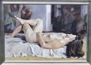 Janusz Szpyt, Tango VII 60 x 130 cm.