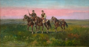 Władysław Karol Szerner syn (1870-1936), Kozacy na koniach